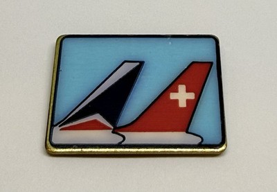 Delta Air Lines Swiss International Airlines Swissair Alliance Lapel Pin (P224)