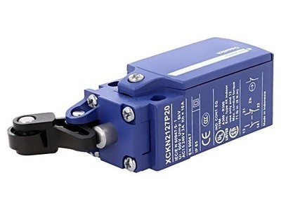 XCKN2127P20 limit switch R 22 mm lever, plastic roller Ø 14 mm NO + NC...