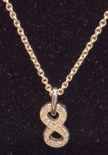 Image of Thomas Sabo sterling silver infinity necklace new & boxed