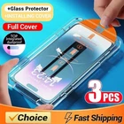 Oleophobic Coating Dust Free Easy Installation Screen Protector For all iPhone