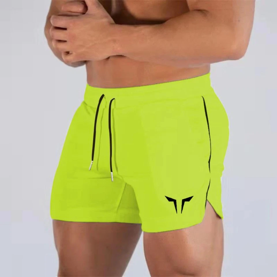 Men's Gym Training Shorts Workout Sports Casual Clothing Fitness Running Short - Image 3 of 4