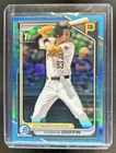 2024 Bowman Draft Konnor Griffin Chrome Sky Blue Refractor 1st #BDC-22 Pirates
