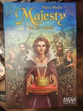 MAJESTY For The Realm Board Game by Marc Andre Z-Man Games With Mat