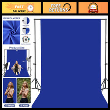 7x10FT Royal Blue Photography Backdrop - Ideal for Photoshoots Video Recording