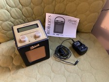Roberts Revival Mini DAB/FM Radio Black With Power Supply Working 