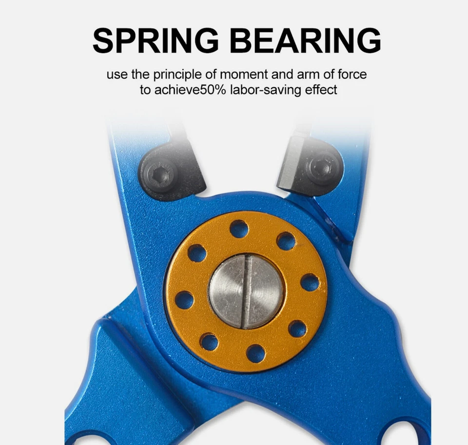 Alicates de pesca de aluminio de 7,9' con línea de corte mono trenza agarre para peces Foto 4 de 4