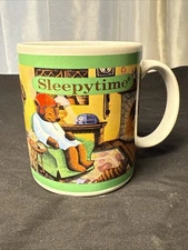 Vintage 1993 Celestial Seasonings Sleepytime Bear mug