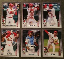 2025 Springfield Cardinals SINGLE CARDS from Team Card Set - CHOOSE YOUR PLAYER