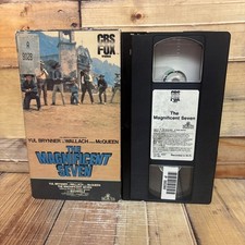 The Magnificent Seven VHS Tape Used CBS Fox