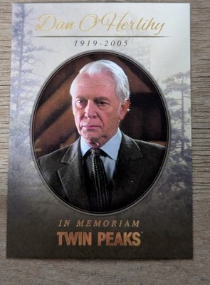 2025 Rittenhouse Twin Peaks Log Lady In Memoriam #M6 Dan O'Herlihy
