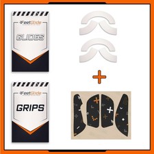 FeetGlide PTFE Mouse Skates  Grip Tape Bundle for Keychron M3 Wireless