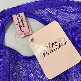 Agent Provocateur Rei Purple Brief AP2 Small NWT