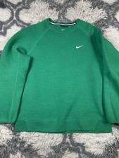 Nike Nocta Mens Tech Fleece Crew Sweatshirt Green Sz XL FD8457-324 Drake
