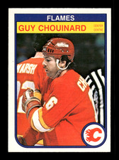 1982-83 O Pee Chee # 41 Guy Chouinard Card (B7) Calgary Flames