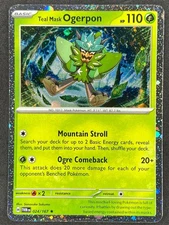 Pokémon Teal Mask Ogerpon Cosmos Holo 024/167 TWM Twilight Masquerade NM