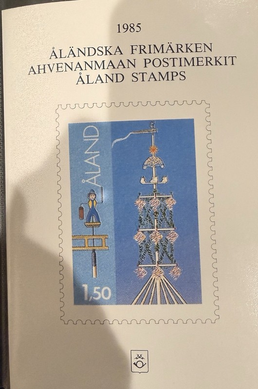 Finland Aland 1985 Complete Set Mint Never Hinged Fishing, Summer Pole, Grove