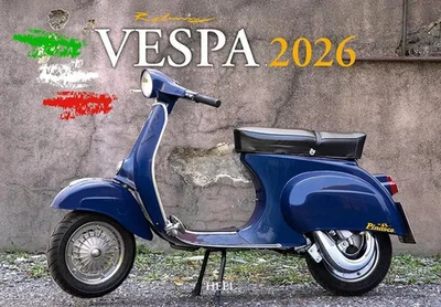 HEEL VERLAG GMBH Vespa Kalender 2026 | Dieter Rebmann | Kalender | 14 S. | Deutsch | 2026