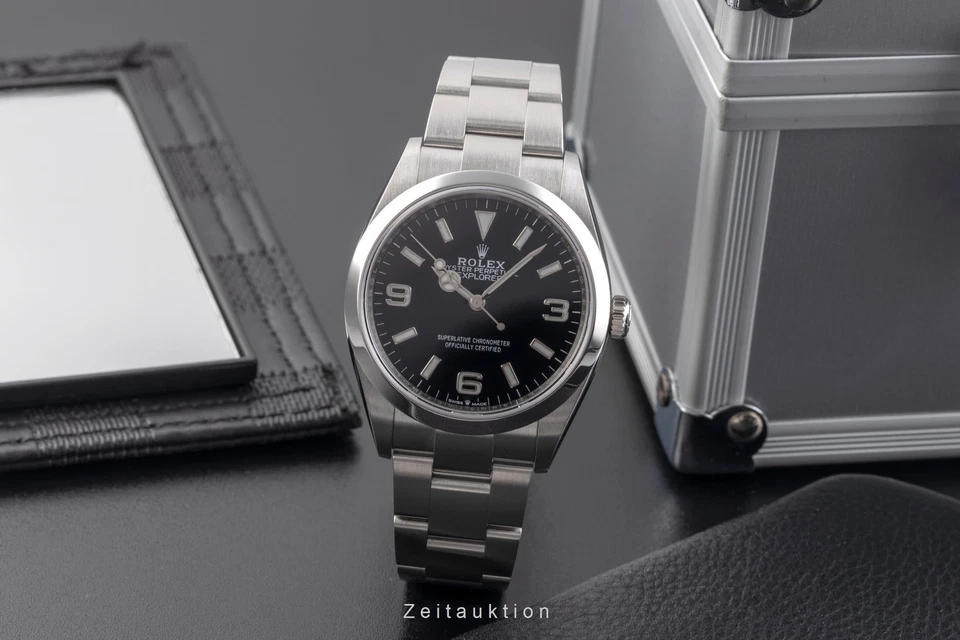 Rolex Explorer Oyster Edelstahl Automatik Herrenuhr Ref. 124270 B&P 2022 - Bild 3 von 4
