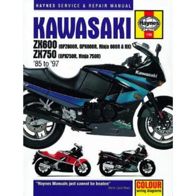 Kawasaki Motorrad ZX600 und ZX750 (1985-1997) workshop manual Haynes