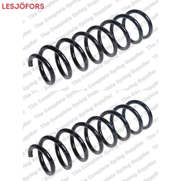 2X Fahrwerksfeder LesjÖFors 4008540 2 Federn Satz Federnsatz FüR BMW-image