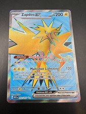 Zapdos ex 192/165 Pokemon TCG Scarlet & Violet 151 Ultra Rare Full Art