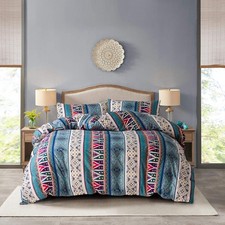 Bohemian Comforter Cover Set King Duvet Cover Set Boho104 x 90" 1 Duvet Cover...