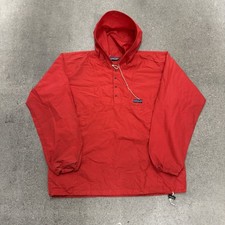 Patagonia Vintage Made In USA Rain Windbreaker Anorak Hoodie Jacket Men’s L