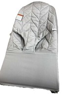 BABYBJORN BABY BJORN BOUNCER LIGHT GRAY PETAL QUILTED BOUNCER LIGHTLY USED