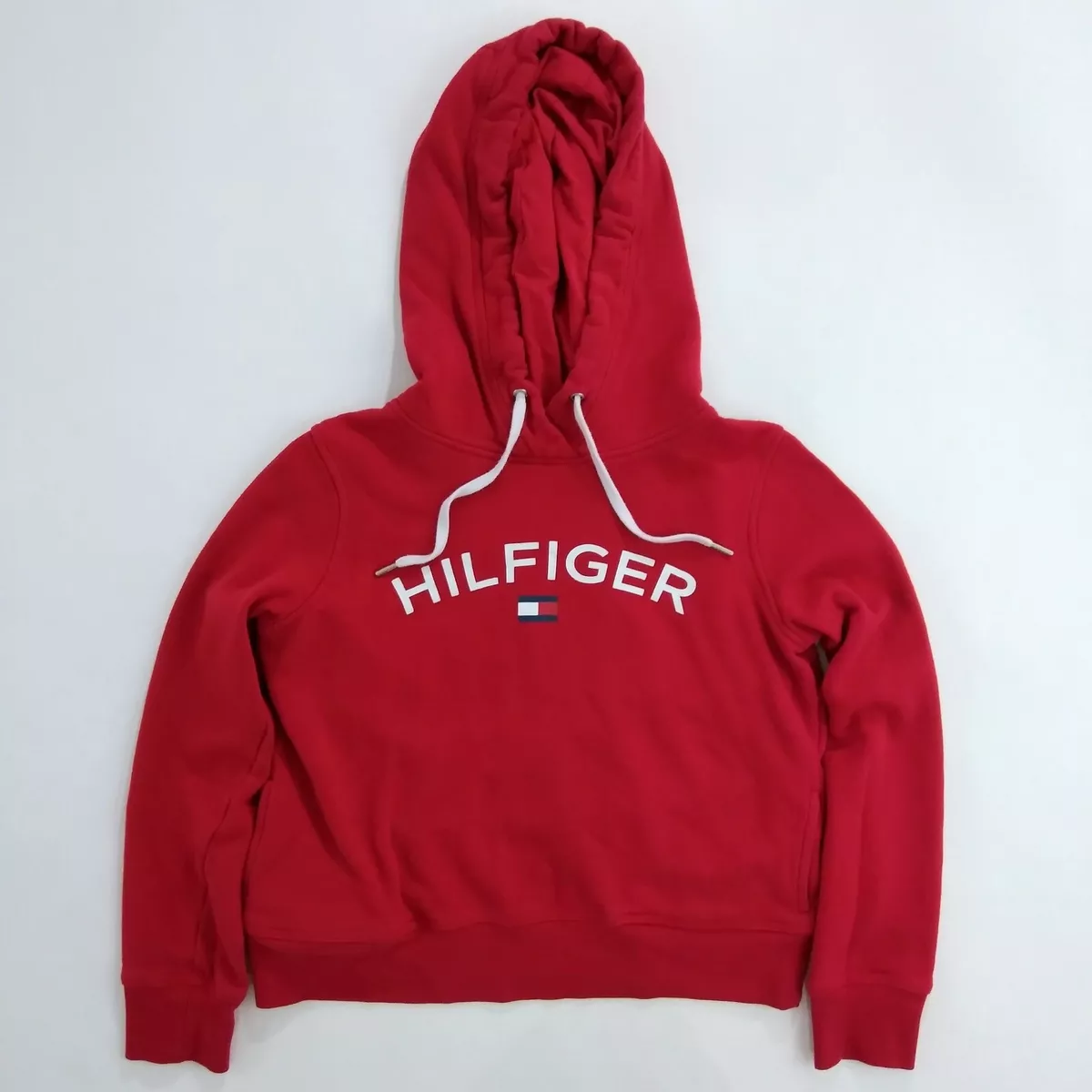 Tommy hilfiger sales red hoodie women's