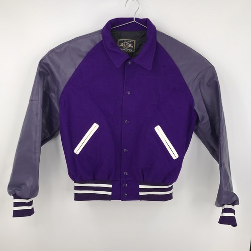 Bomber Varsity Jacket Wool Blend 