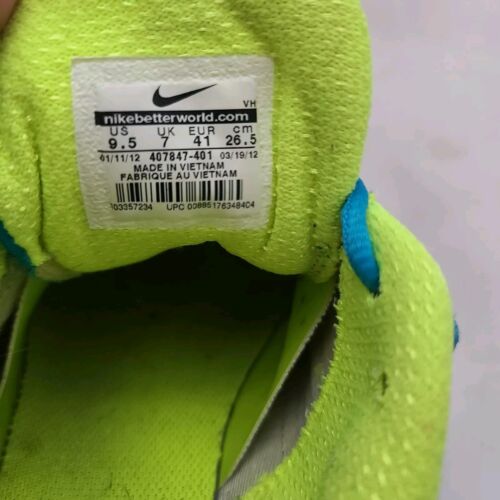 Sneakers da donna Nike Dual Fusion taglia 9,5 407847-401 blu turchese verde neon - Foto 16 di 17