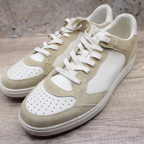 Scarpe sneakers Polo Ralph Lauren taglia 14 uomo beige basse corte lux nuove senza etichette - Foto 3 di 9