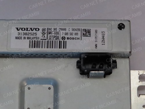 31382525 BNO 905 DISPLAY LCD RADIO NAVIGATORE MULTIMEDIA VOLVO V40 D2 V60 D4 '12 - Bild 6 von 24