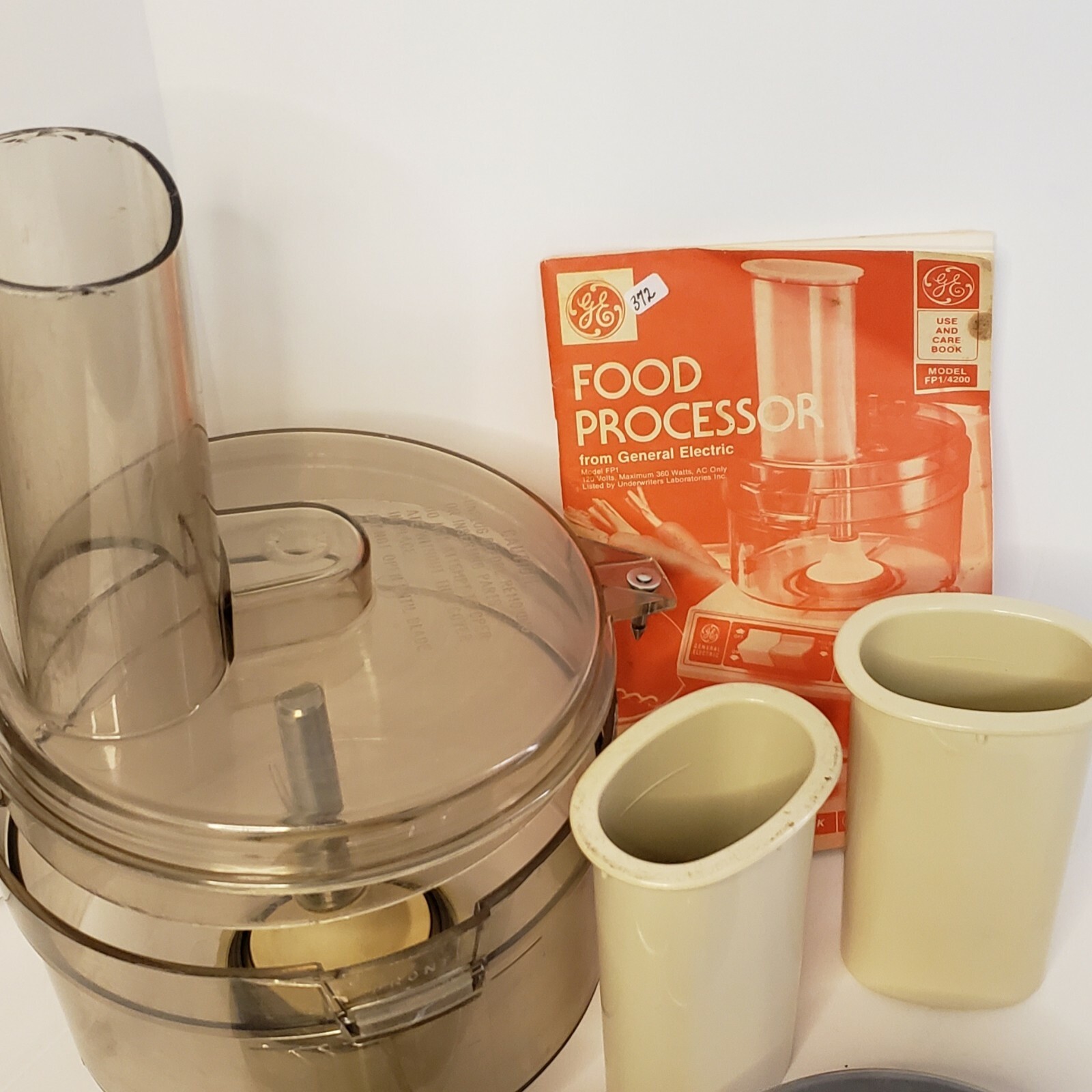 GE General Electric D14200 1970's Vintage Food Processor Tested and