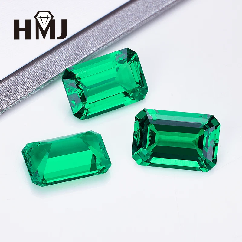 Flawless Natural Green Emerald 8mmx10mm GRC Certified Emerald Cut Loose Gemstone - Image 4 of 4