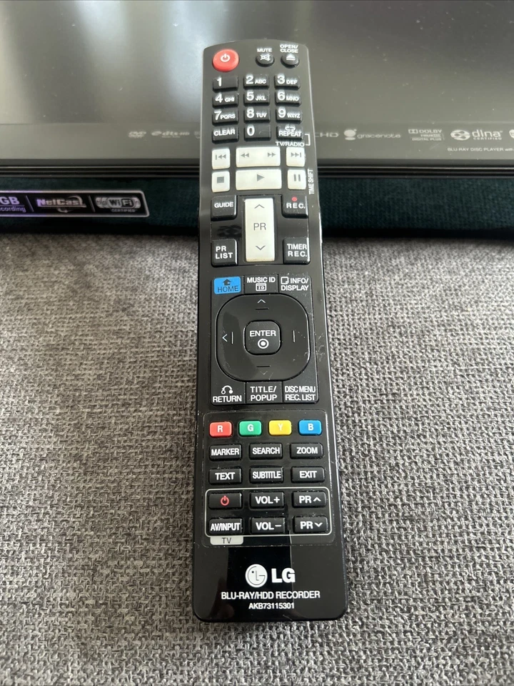 LG HR698D 3D Blu Ray Player 250GB HDD Recorder w/Remote PAL 4 REG B - Image 2 of 4