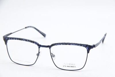 NEW MOREL NOMAD STAINLESS STEEL 40101N BB11 AUTHENTIC FRAMES EYEGLASSES 56-18