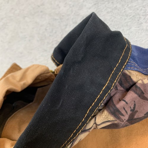 Carhartt Reworked Duck Canvas Quilt Lined Work Jacket Men's Size Fits Small - Picture 14 of 19