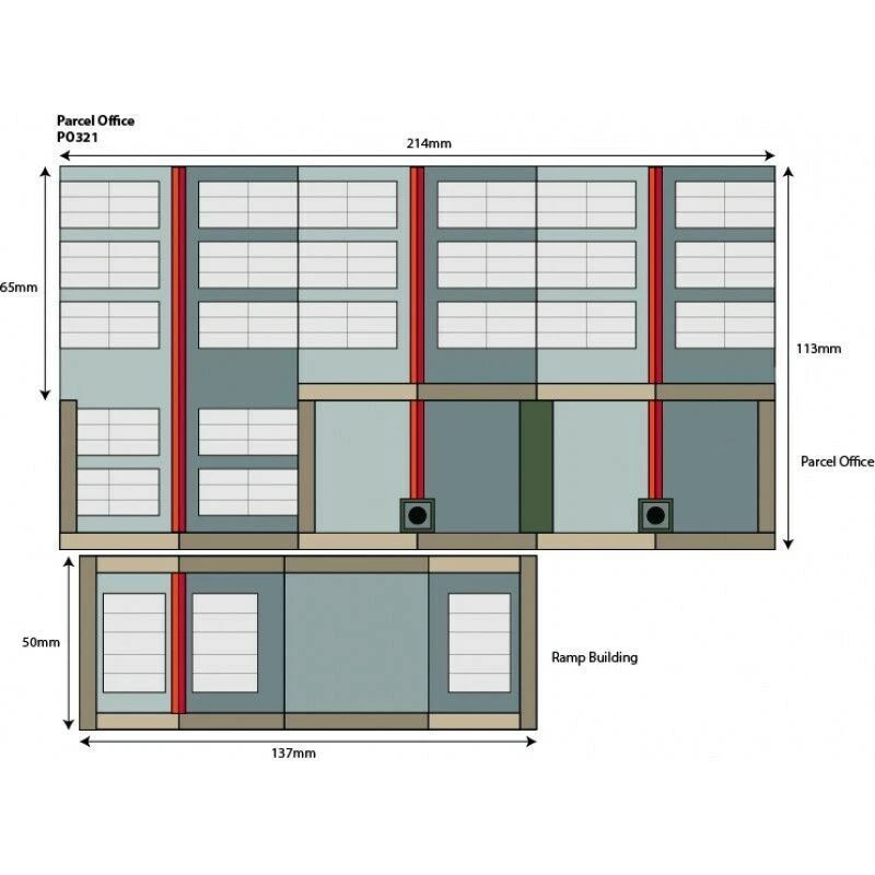 Parcel Offices - OO/HO Card kit – Metcalfe PO321 - Image 3 of 3
