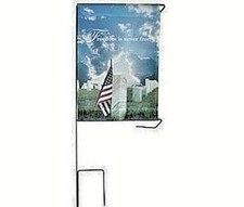 DIY CEMETERY GARDEN BANNER Freedom Is Never Free