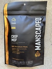 MANSCAPED Crop Mop World's First On-The-Go Individually Wrapped Ball Wipes 15pk