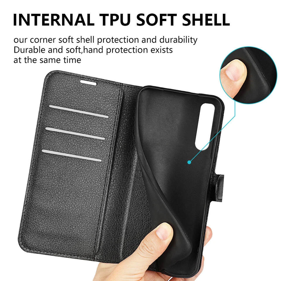 Leather Flip Bling Rhinestone Diamond Wallet Case for iPhone 14 13 15 16 Pro Max - Image 3 of 4