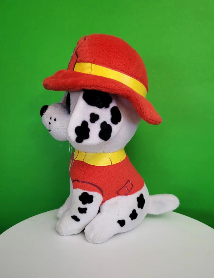 Peluche Ty Beanie Boos Paw Patrol Marshall 6 pulgadas Foto 3 de 4