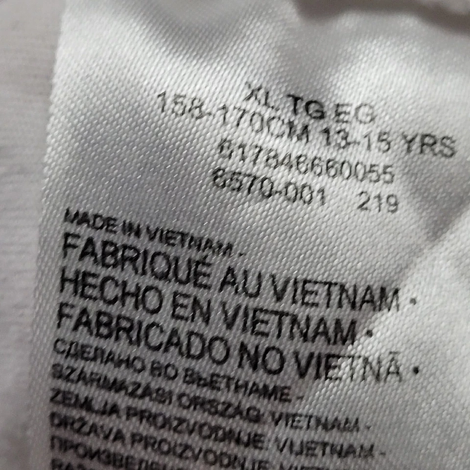 Air Jordan Shirt Youth Boys Size XL (13-15) BRAND OF FLIGHT White Short Sleeve  - Изображение 4 из 4