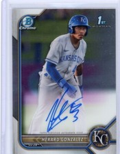 2022 Bowman Chrome Herard Gonzalez #CPA-HG AUTO ROYALS