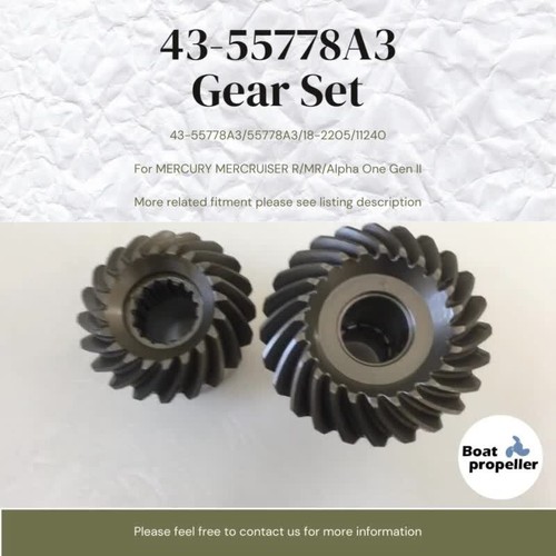 Per MERCURY MERCRUISER R/MR/Alpha One Gen II Gear Set 43-55778A3, 18-2205, 11240 - Vídeo 1 de 1