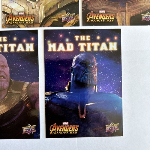 2018 Marvel Upper Deck Avengers Infinity War The MAD TITAN 10 Card Complete Set - Picture 9 of 12