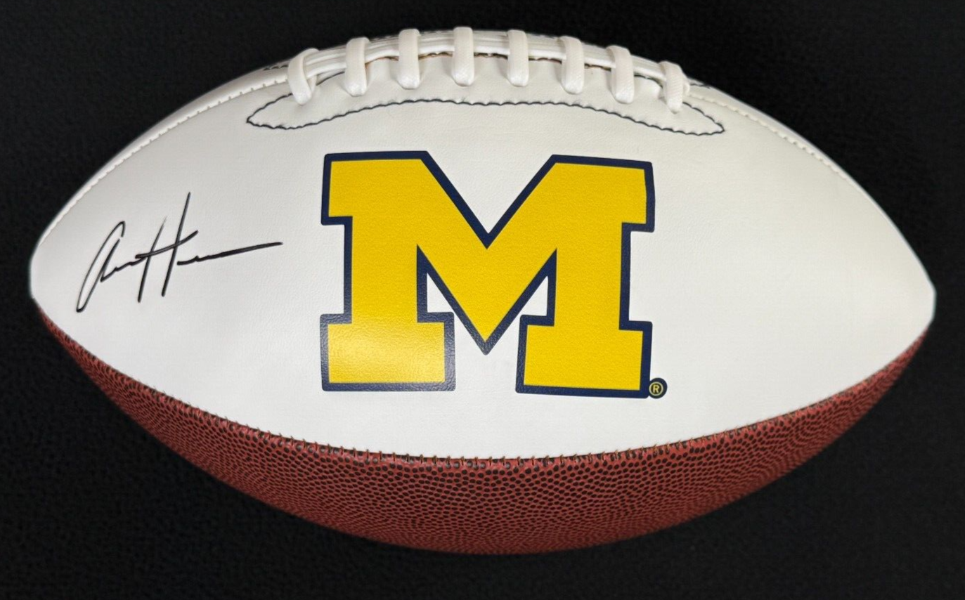 Aidan Hutchinson Autographed Signed Michigan Wolverines Football Beckett COA Detroit Lions 