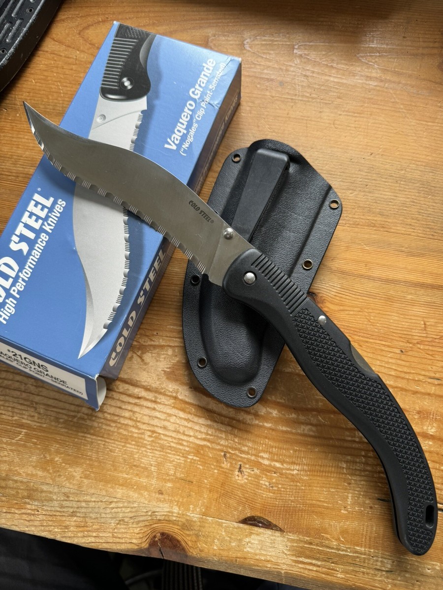 boxraw ジェナーロ・オーバーサイズ・ウィンドブレーカー・クルー　Mサイズ Cold Steel Vaquero Grande #21GNS Nogales Clip Point Serrated W