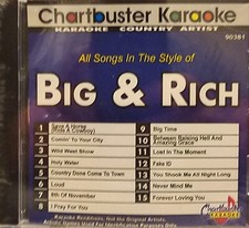 90381 BIG  RICH  CHARTBUSTER KARAOKE CDG